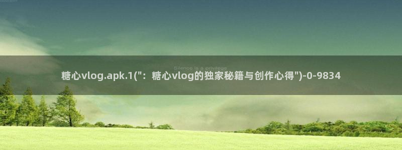 糖心,vlog
